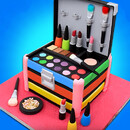 Girl makeup kit comfy cakes pretty box bakery game
